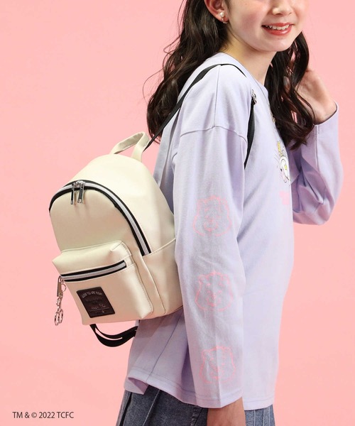 VIVIAN BLUE（ビビアンブルー）の「【VIVIAN BLUE】ケアベアプリントロングTシャツ（Tシャツ/カットソー・キッズ・ブラック/ベージュ/イエロー/ブルー・120/130/140/150）」の14枚目の写真