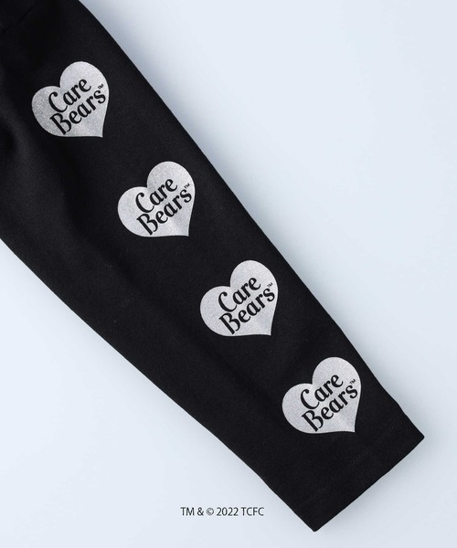 VIVIAN BLUE（ビビアンブルー）の「【VIVIAN BLUE】ケアベアプリントロングTシャツ（Tシャツ/カットソー・キッズ・ブラック/ベージュ/イエロー/ブルー・120/130/140/150）」の21枚目の写真