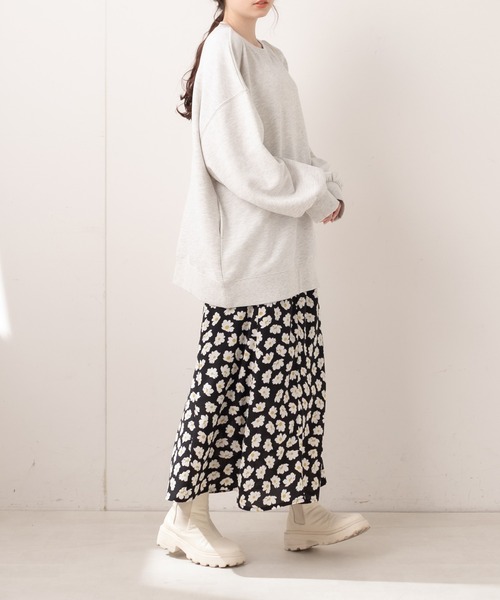 OLIVE des OLIVE（オリーブデオリーブ）の「トーストフレンズプルオーバー/スウェット/トレーナー（スウェット・レディース・ライトグレー/オフホワイト/ピンク/ミント/スミクロ・FREE）」の13枚目の写真