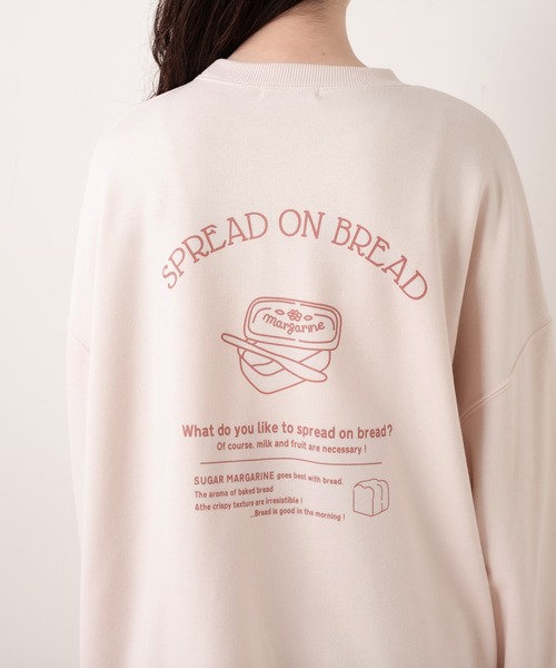 OLIVE des OLIVE（オリーブデオリーブ）の「トーストフレンズプルオーバー/スウェット/トレーナー（スウェット・レディース・ライトグレー/オフホワイト/ピンク/ミント/スミクロ・FREE）」の22枚目の写真