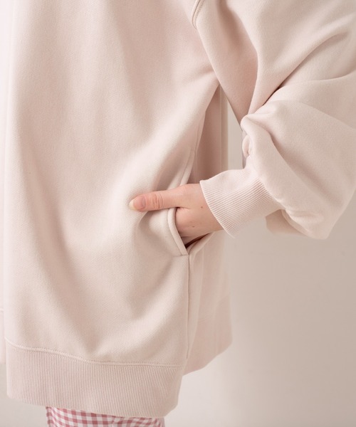 OLIVE des OLIVE（オリーブデオリーブ）の「トーストフレンズプルオーバー/スウェット/トレーナー（スウェット・レディース・ライトグレー/オフホワイト/ピンク/ミント/スミクロ・FREE）」の16枚目の写真