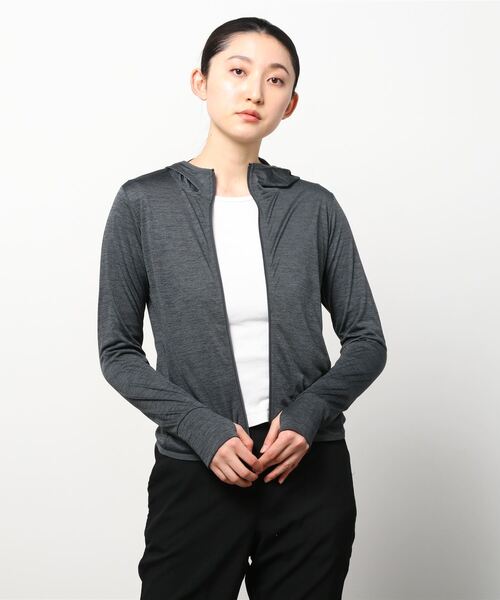 IGNIO（イグニオ）の「イグニオ  ジップパーカ（その他アウター・レディース・ラベンダー/ダークグレー/ホワイト・L/XL/M/S）」の3枚目の写真