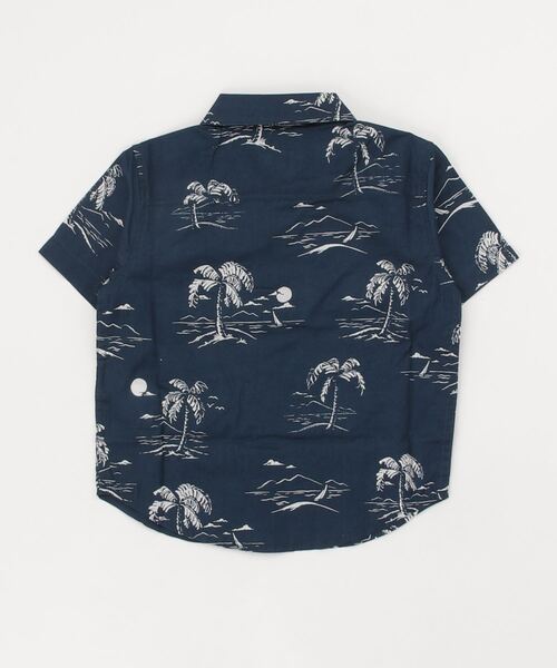 BILLABONG(ビラボン)の「BILLABONG キッズ SUNDAYS MINI SS 半袖シャツ (90~130) 【2022年春夏モデル】/ビラボンキッズ半袖シャツ(シャツ/ブラウス・キッズ・スカイブルー/ネイビー・90/100/110/120)」の3枚目の写真