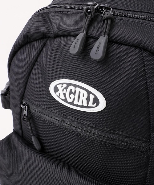 X-girl（エックスガール）の「OVAL LOGO BACKPACK（バックパック