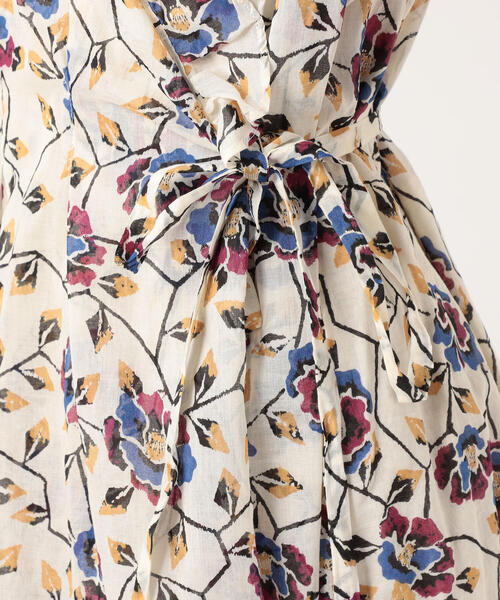 ISABEL MARANT（イザベルマラン）の「ISABEL MARANT ETOILE MAELYS コットン プリントロングワンピース（ワンピース・レディース・ホワイト系その他/ブルー系その他4・34/36）」の11枚目の写真