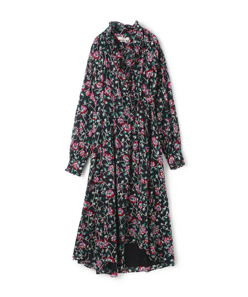 ISABEL MARANT（イザベルマラン）の「ISABEL MARANT ETOILE MAELYS コットン プリントロングワンピース（ワンピース・レディース・ホワイト系その他/ブルー系その他4・34/36）」の14枚目の写真