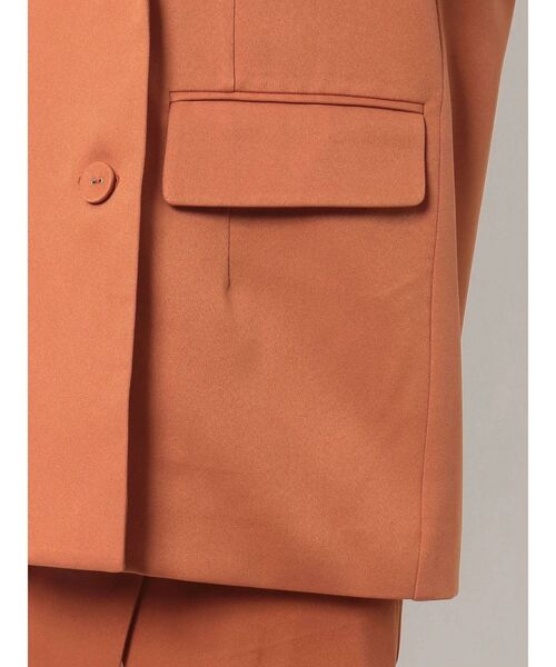 EVRIS（エヴリス）の「BASICルーズジャケット【セットアップ着用可能】（テーラードジャケット・レディース・ベージュ/オレンジ/グリーン・FREE）」の8枚目の写真