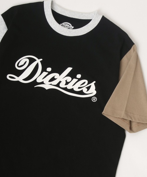 Dickies(ディッキーズ)の「Dickies/ディッキーズ オーバーサイズ カレッジ ロゴ バックプリント 半袖Tシャツ/リンガーT/クレイジー ラグランT/レディース メンズ(Tシャツ/カットソー・メンズ・ホワイト/ブラック/ダークグリーン/ネイビー/サックスブルー/オートミール/ホワイト系その他/ブラック系その他/ベージュ系その他/グリーン系その他/ブルー系その他/オレンジ系その他・M/L/XL)」の4枚目の写真