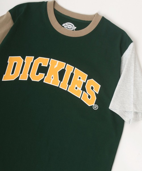 Dickies(ディッキーズ)の「Dickies/ディッキーズ オーバーサイズ カレッジ ロゴ バックプリント 半袖Tシャツ/リンガーT/クレイジー ラグランT/レディース メンズ(Tシャツ/カットソー・メンズ・ホワイト/ブラック/ダークグリーン/ネイビー/サックスブルー/オートミール/ホワイト系その他/ブラック系その他/ベージュ系その他/グリーン系その他/ブルー系その他/オレンジ系その他・M/L/XL)」の7枚目の写真