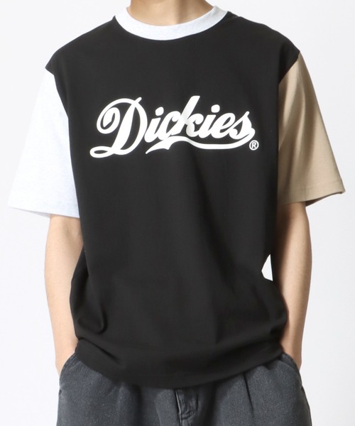 Dickies(ディッキーズ)の「Dickies/ディッキーズ オーバーサイズ カレッジ ロゴ バックプリント 半袖Tシャツ/リンガーT/クレイジー ラグランT/レディース メンズ(Tシャツ/カットソー・メンズ・ホワイト/ブラック/ダークグリーン/ネイビー/サックスブルー/オートミール/ホワイト系その他/ブラック系その他/ベージュ系その他/グリーン系その他/ブルー系その他/オレンジ系その他・M/L/XL)」の15枚目の写真