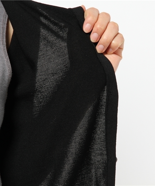 Tiara（ティアラ）の「【Ballerina】T/Cラグランカーディガン（カーディガン/ボレロ・レディース・オフホワイト/ブラック/ライトピンク・9）」の12枚目の写真