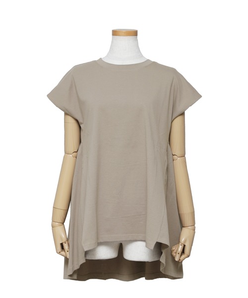 reca(レカ)の「バッグ切り替えフレアカットソー(Tシャツ/カットソー・レディース・グレイッシュベージュ/オフホワイト/モカ/ブラック・M)」の15枚目の写真