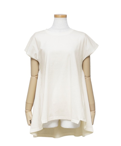 reca(レカ)の「バッグ切り替えフレアカットソー(Tシャツ/カットソー・レディース・グレイッシュベージュ/オフホワイト/モカ/ブラック・M)」の13枚目の写真