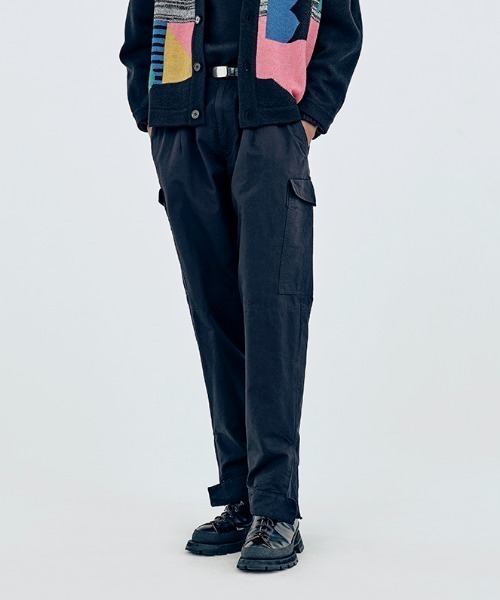 Iroquois(イロコイ)の「C/CORDURA NYLON CARGO PT(カーゴパンツ・メンズ・ブラック/カーキ・1/2/3)」の1枚目の写真