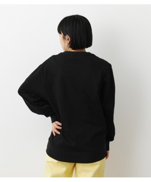 RODEO CROWNS WIDE BOWL(ロデオクラウンズワイドボウル)の「レインボーロゴ刺繍ロングTシャツ(Tシャツ/カットソー・レディース・ホワイト/ブラック/サックスブルー・FREE)」の5枚目の写真