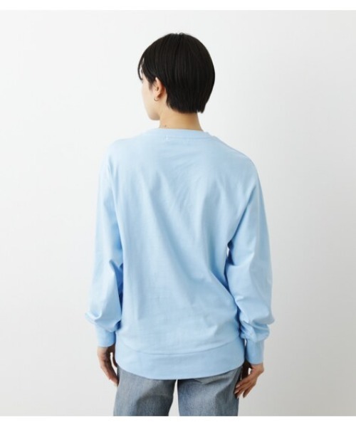 RODEO CROWNS WIDE BOWL(ロデオクラウンズワイドボウル)の「レインボーロゴ刺繍ロングTシャツ(Tシャツ/カットソー・レディース・ホワイト/ブラック/サックスブルー・FREE)」の10枚目の写真