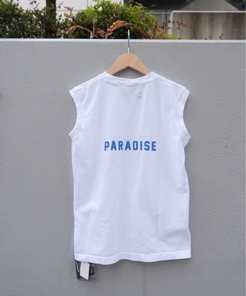 FUNG(ファング)の「FUNG/ファング Sleeveless T weekend スリーブレスティー ”ウィークエンド”(タンクトップ・レディース・ホワイト・SMALL)」の5枚目の写真