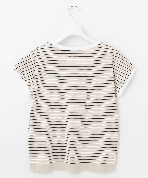 J.PRESS Ladies(J.プレス レディス)の「フライスボーダー カットソー(Tシャツ/カットソー・レディース・ベージュ系1/ネイビー系1/ホワイト系1・SMALL)」の10枚目の写真