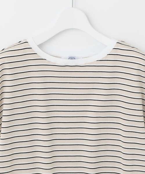 J.PRESS Ladies(J.プレス レディス)の「フライスボーダー カットソー(Tシャツ/カットソー・レディース・ベージュ系1/ネイビー系1/ホワイト系1・SMALL)」の13枚目の写真