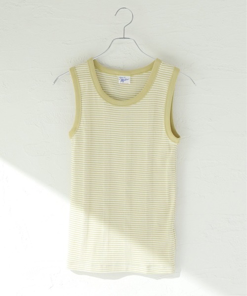 U by SPICK&SPAN（ユーバイスピックアンドスパン）の「【MILLER/ミラー】タンクトップ（タンクトップ・レディース・ブラウン/ピンク/イエロー・FREE）」の2枚目の写真