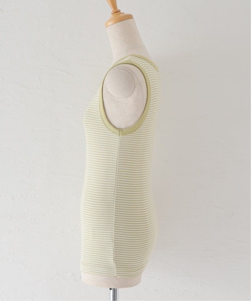 U by SPICK&SPAN（ユーバイスピックアンドスパン）の「【MILLER/ミラー】タンクトップ（タンクトップ・レディース・ブラウン/ピンク/イエロー・FREE）」の9枚目の写真