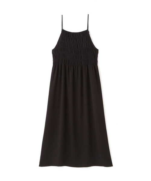 N.（N. Natural Beauty Basic）（エヌエヌナチュラルビューティーベーシック）の「◆前後２ｗａｙシャーリングキャミワンピース（ワンピース・レディース・ブラック/ブラウン/イエロー・MEDIUM）」の17枚目の写真