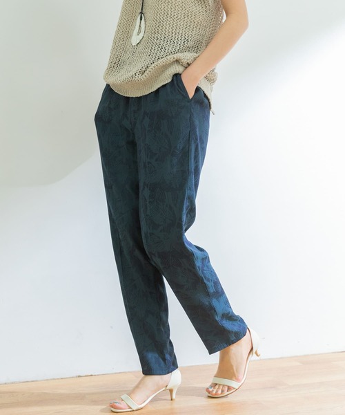 URBAN RESEARCH（アーバンリサーチ）の「リーフJQイージーパンツ（その他パンツ・レディース・グレー系その他/ネイビー・38/36）」の15枚目の写真