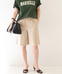 SLOBE IENA | リネン混ツイルハーフパンツ【手洗い可能】(その他パンツ)