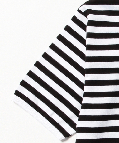 marimekko（マリメッコ）の「marimekko / ＜Women's＞lyhythihaボーダーTシャツ（Tシャツ/カットソー・レディース・ブラック/ブルー・X-SMALL）」の8枚目の写真