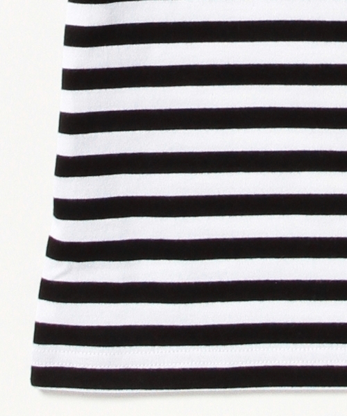 marimekko（マリメッコ）の「marimekko / ＜Women's＞lyhythihaボーダーTシャツ（Tシャツ/カットソー・レディース・ブラック/ブルー・X-SMALL）」の9枚目の写真