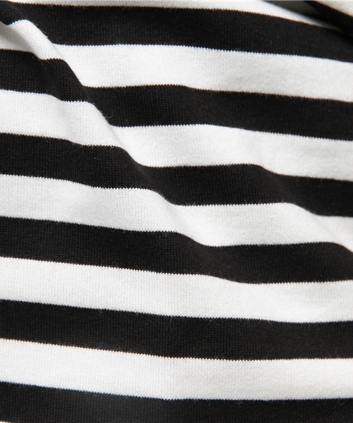 marimekko（マリメッコ）の「marimekko / ＜Women's＞lyhythihaボーダーTシャツ（Tシャツ/カットソー・レディース・ブラック/ブルー・X-SMALL）」の3枚目の写真