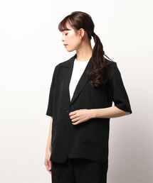 Te chichi TERRASSE | 半袖テーラードジャケット（セットアップ可）(テーラードジャケット)