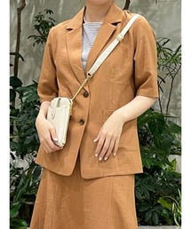 Te chichi TERRASSE | 半袖テーラードジャケット（セットアップ可）(テーラードジャケット)