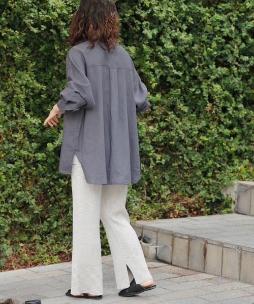 CIAOPANIC TYPY（チャオパニックティピー）の「カラーメランジニットパンツ（その他パンツ・レディース・グレイッシュベージュ/ピンク/ブルー・ONE SIZE）」の11枚目の写真