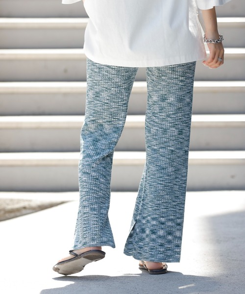 CIAOPANIC TYPY（チャオパニックティピー）の「カラーメランジニットパンツ（その他パンツ・レディース・グレイッシュベージュ/ピンク/ブルー・ONE SIZE）」の17枚目の写真