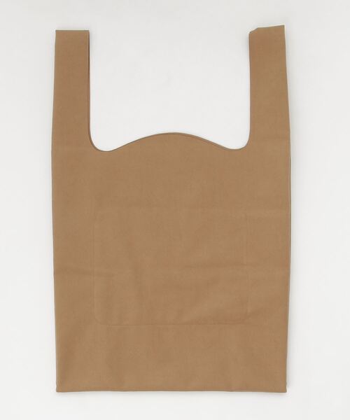 PORT BY ARK（ポートバイアーク）の「PORT BY ARK / ポートバイアーク：Shopping bag：PO09-B001-6[COR]（トートバッグ・メンズ・ブラック/ブラウン・FREE）」の3枚目の写真