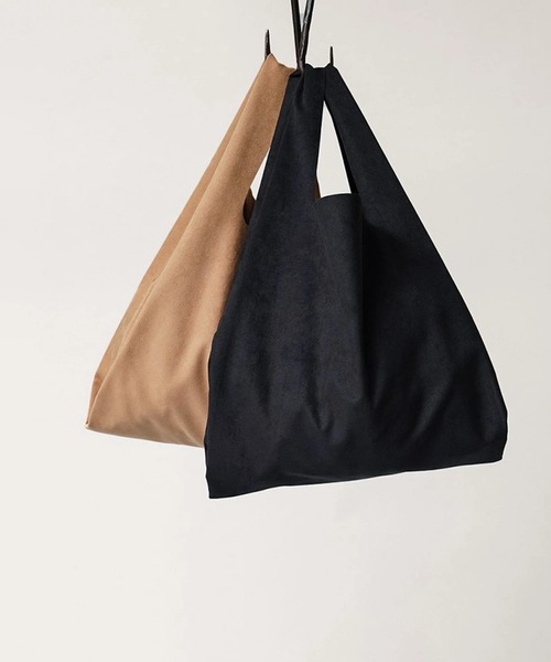 PORT BY ARK（ポートバイアーク）の「PORT BY ARK / ポートバイアーク：Shopping bag：PO09-B001-6[COR]（トートバッグ・メンズ・ブラック/ブラウン・FREE）」の6枚目の写真