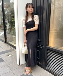 one after another NICE CLAUP | ホルターキャミマーメイドワンピース(ワンピース)