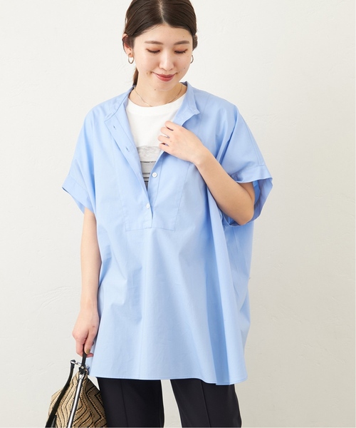 ☆新品タグ付☆ジャーナルスタンダード SO フロントブザムハーフスリーブシャツ JOURNAL STANDARD（ジャーナルスタンダード）の「フロントブザム