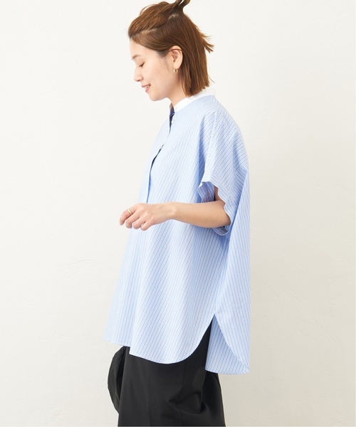 JOURNAL STANDARD(ジャーナルスタンダード)の「《追加2》フロントブザムハーフスリーブシャツ(シャツ/ブラウス・レディース・ホワイト/ブルー系その他2/ブルー・FREE)」の18枚目の写真