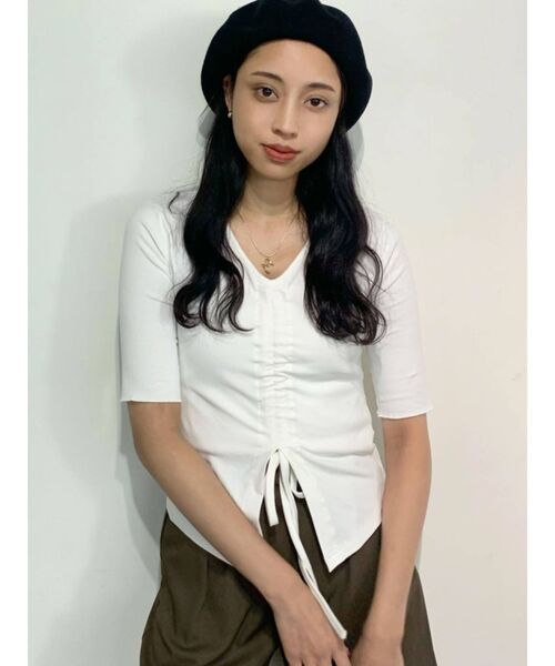 EMODA(エモダ)の「フェルトバスクベレー(ハンチング/ベレー帽・レディース・グレー/ブラック・FREE)」の15枚目の写真