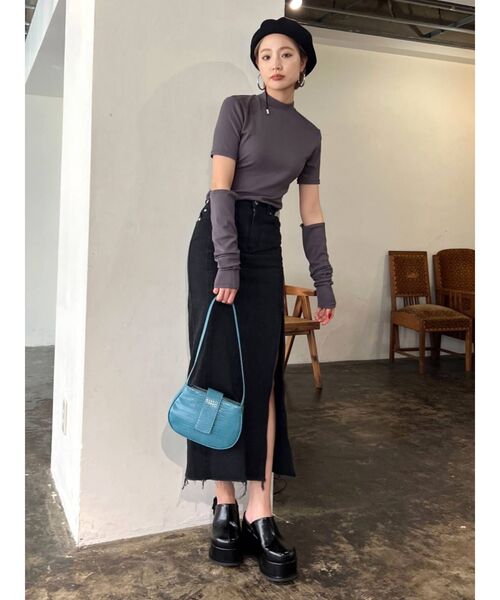 EMODA(エモダ)の「フェルトバスクベレー(ハンチング/ベレー帽・レディース・グレー/ブラック・FREE)」の18枚目の写真