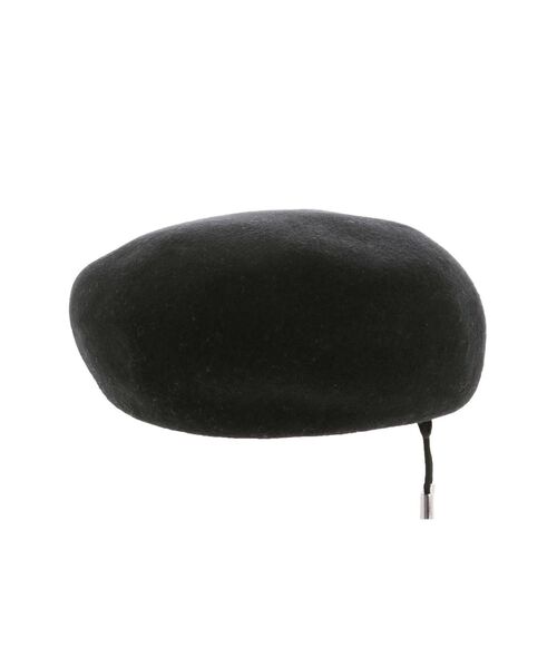 EMODA(エモダ)の「フェルトバスクベレー(ハンチング/ベレー帽・レディース・グレー/ブラック・FREE)」の14枚目の写真