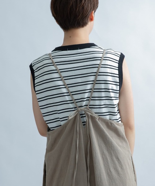 FORK&SPOON（フォークアンドスプーン）の「FORK&SPOON　ボーダーノースリーブTシャツ（Tシャツ/カットソー・レディース・ホワイト系その他/ブルー系その他/レッド系その他・1）」の12枚目の写真