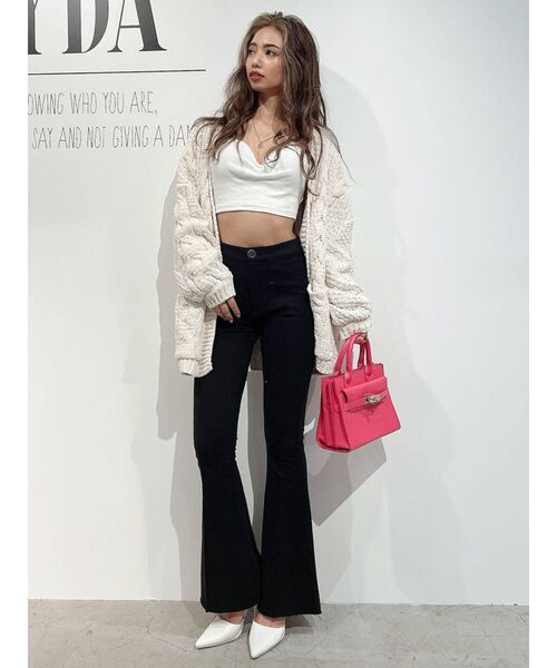 GYDA(ジェイダ)の「ベルト付き2WAY BOXバッグ(ハンドバッグ・レディース・ブラック/ピンク・FREE)」の12枚目の写真