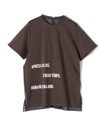 0 x ones:布帛コンビプリントTEE