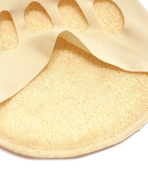 DONOBAN（ドノバン）の「5本指パッド付インナーソックス（ソックス/靴下・レディース・ブラック/ベージュ・F）」の8枚目の写真