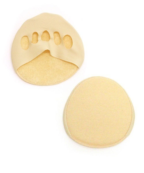 DONOBAN（ドノバン）の「5本指パッド付インナーソックス（ソックス/靴下・レディース・ブラック/ベージュ・F）」の7枚目の写真