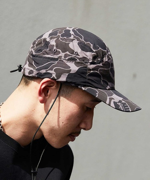 GRIP SWANY(グリップスワニー)の「GRIP SWANY × atmos SUNSHADE CAP / グリップスワニー アトモス サンシェード キャップ 【SP】(キャップ・メンズ・ブラック・FREE)」の3枚目の写真