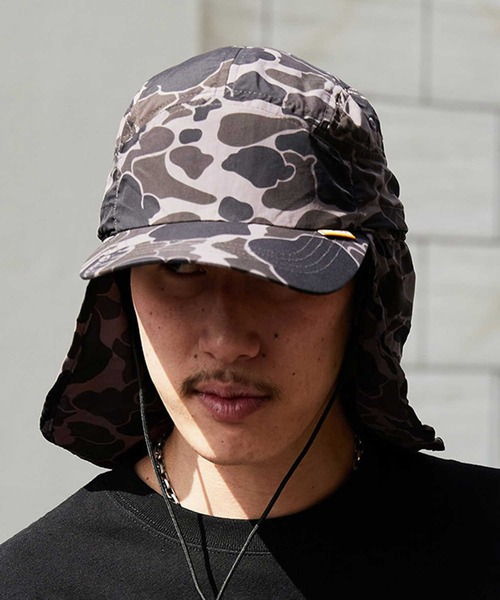 GRIP SWANY(グリップスワニー)の「GRIP SWANY × atmos SUNSHADE CAP / グリップスワニー アトモス サンシェード キャップ 【SP】(キャップ・メンズ・ブラック・FREE)」の2枚目の写真